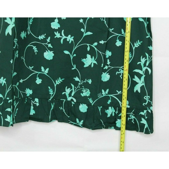 Hill house The Katherine Nap Dress green botanical Women's Dress Size S New - Picture 4 of 8